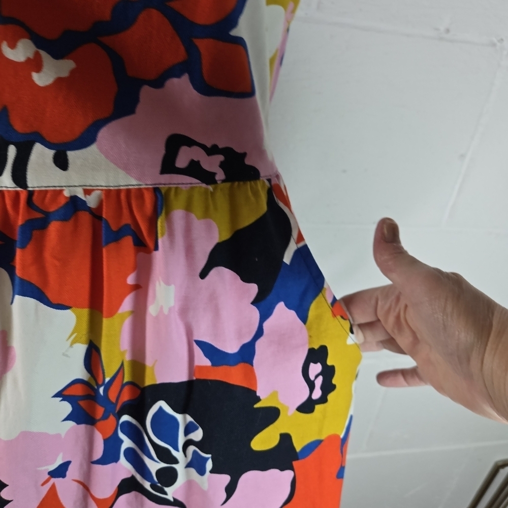 Anthropologie Whit Two Floral Cut Out Dress - Picture 7 of 13